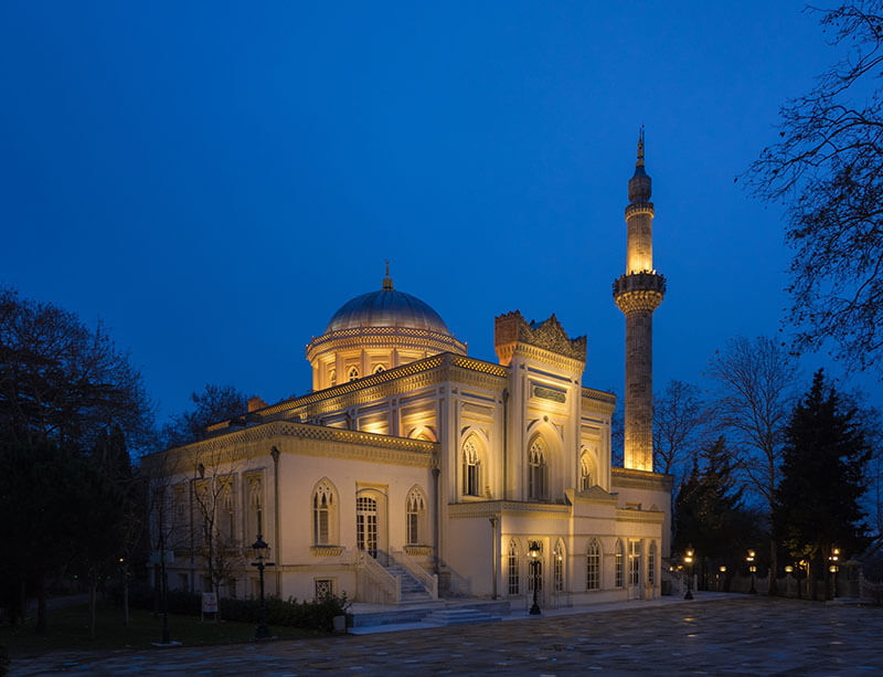 الاستمتاع بمشاهدة تصميم المسجد