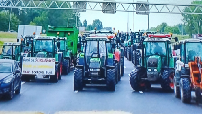Netherlands Farmers Protesting