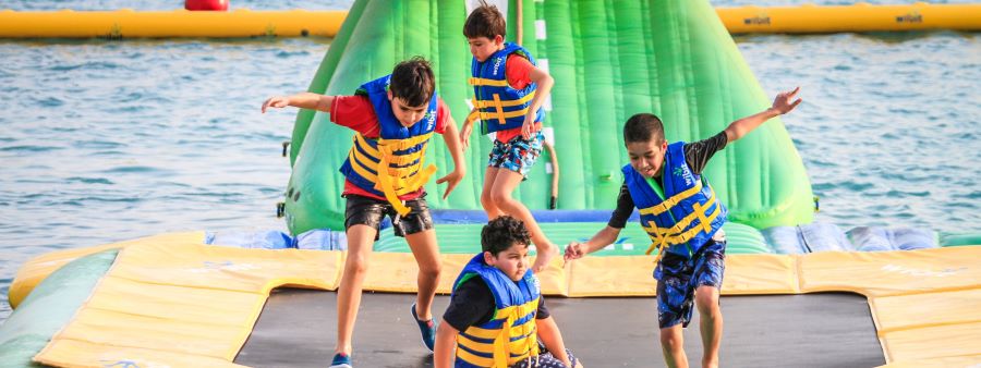 تجربة الألعاب المائية