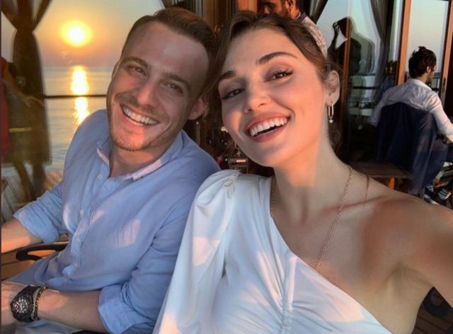 Kerem Bürsin and Hande Erçel