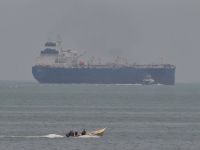 A cargo vessel sails at the Maracaibo Lake in Maracaibo, Zulia State, Venezuela, on May 2, 2024. AFP U.S. launches first Pacific strike on suspected cartel vessel, expanding anti-drug campaign