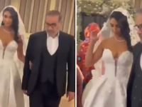 Iranian senior advisor Ali Shamkhani with his daughter at her weeding in Tehran. (X/ video screenshots) Ali Shamkhani