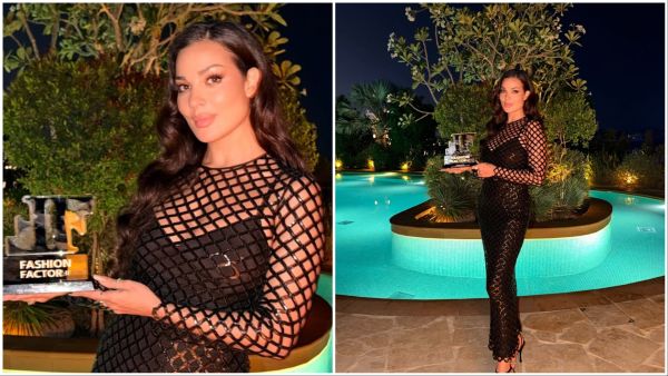 Lebanese star Nadine Nassib Njeim at the Fashion Factor event. (Instagram/ Nadine Nassib Njeim) Lebanese star Nadine Nassib Njeim